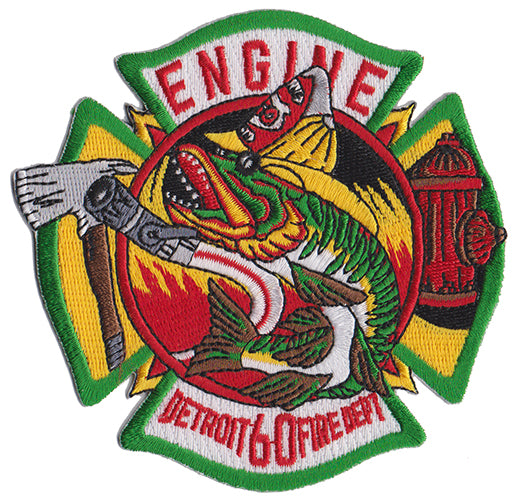 Detroit Engine 60 NEW Fire Patch