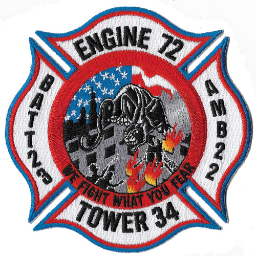 Chicago Engine 72 Tower 34 Amb 22  Patch