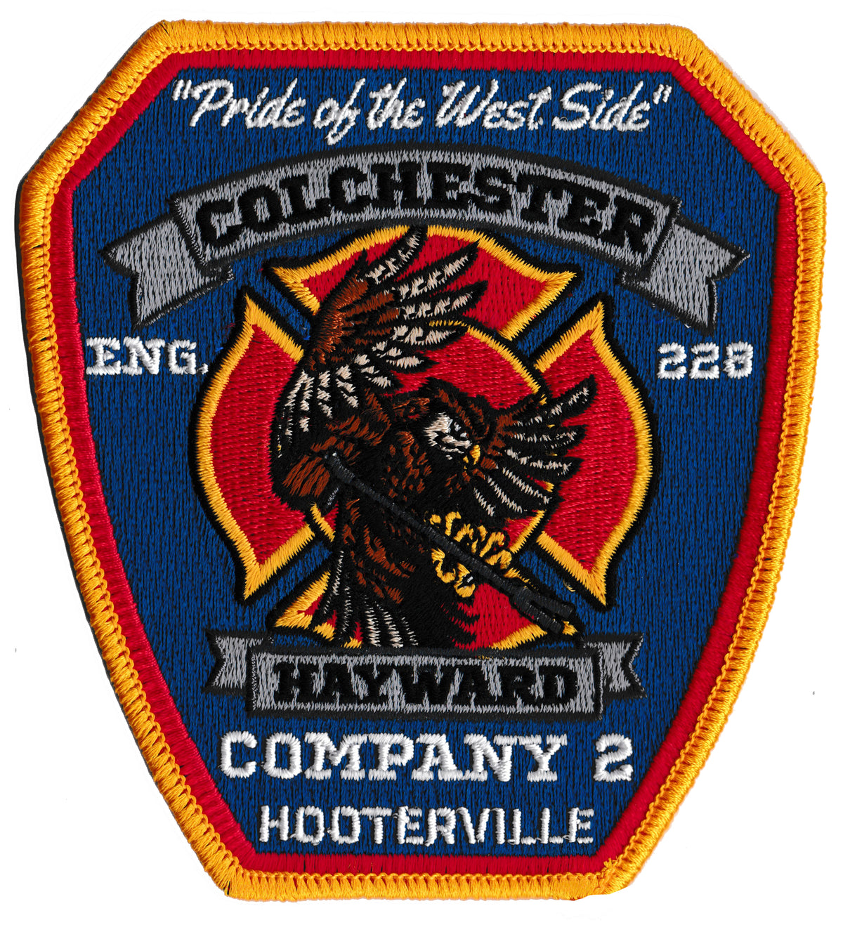 Colchester, CT Co. 2 Pride of the West Side Hooterville Fire Patch