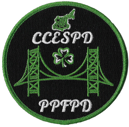 Contra Costa, CA. Pipes & Drums Emerald Society Fire Patch