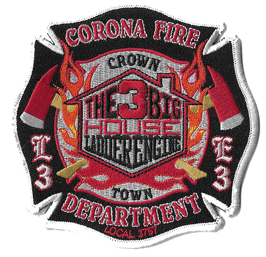 Corona, CA Station 3 The Big House Crown Town Fire Patch
