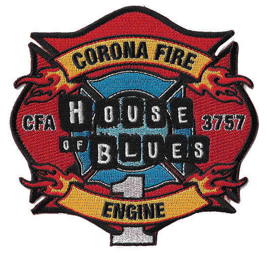 Corona, CA  Engine 1 House of Blues Fire Patch