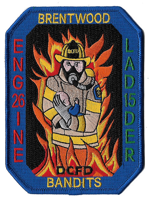 DCFD Engine 26 Truck15 Brentwood Bandits Fire Patch