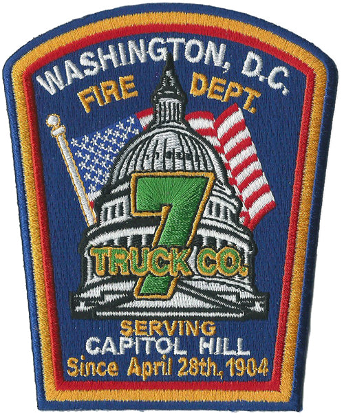 DCFD Truck 7 Serving Capitol Hill Fire Patch