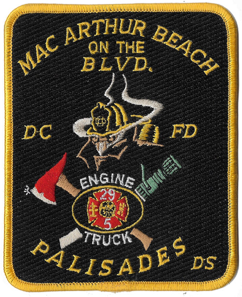 DCFD Engine 29 Truck 5 Mac Arthur Beach Fire Patch