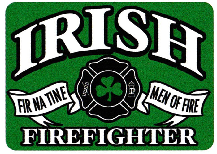 Irish Men of Fire Fir Na Tine Shamrock Rectangle Firefighter 4