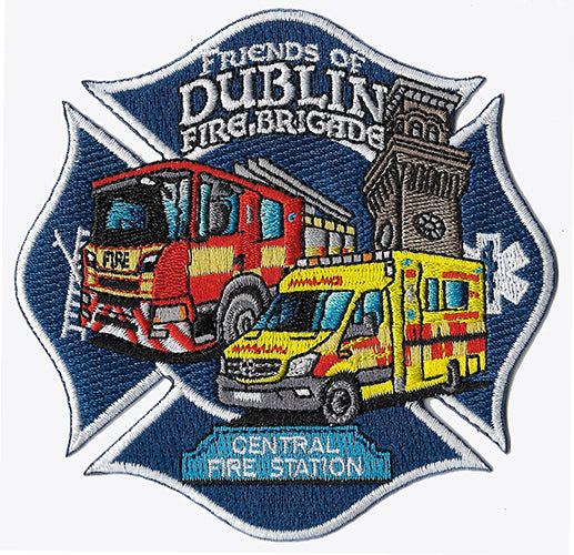 Dublin, Ireland Fire Brigade Central Station Fire Patch