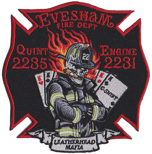 Eversham, NJ Leatherhead Mafia Quint 2235 Engine 2231 NEW Fire Patch