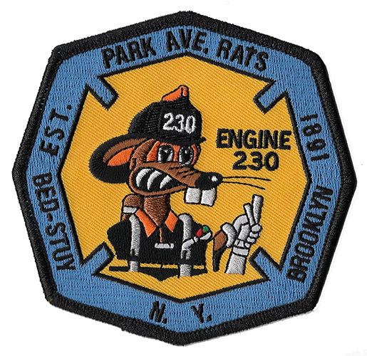 New York City Engine 230 Park Ave. Rats Patch