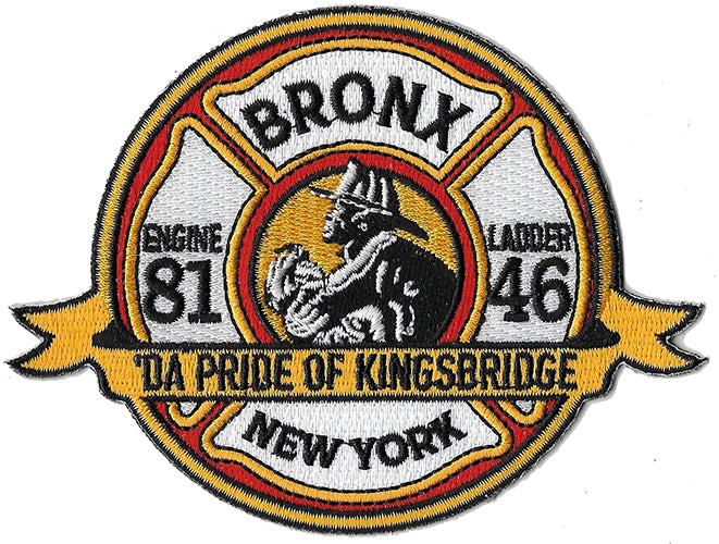 New York City Engine 81 Ladder 46 Da Pride of Kingsbridge Patch
