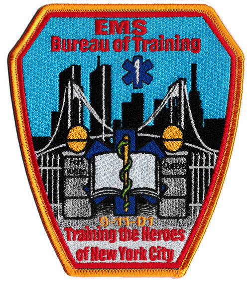 New York City EMS Bureau of Training Fire Patch