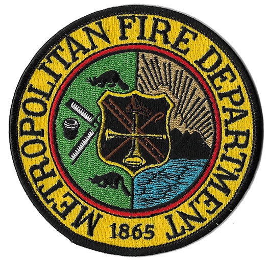 New York City Metropolitan Fire Department 1865 Patch