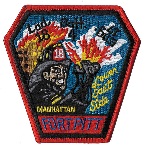 New York City TL-18 Batt. 4 Manhattan Fort Pitt Patch