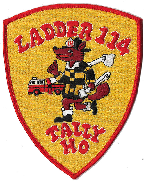 New York City TL-114 Tally Ho Patch | Eagle Emblems & Graphics