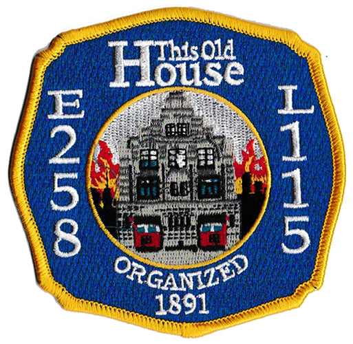 New York City Engine 258 Ladder 115 This Old House Fire Patch