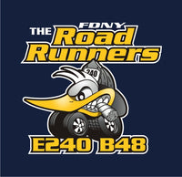 Load image into Gallery viewer, FDNY E-240 &quot;Roadrunners&quot; Navy Tee - Small Only
