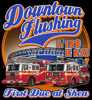 New York City Fire  E-273 L-129 "Shea Stadium Mets" Black Tee