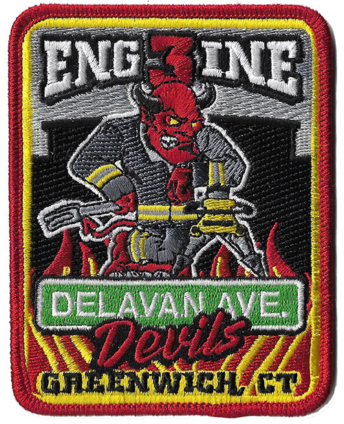Greenwich, CT Engine 3 Delavan Ave. Devils Fire Patch