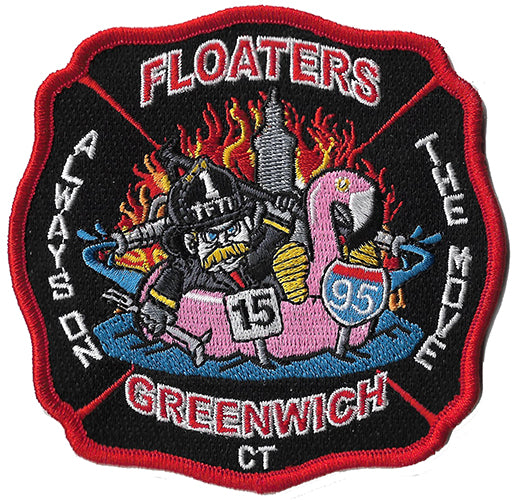 Greenwich, CT Station 1 Floaters "Always on the Move" Fire Patch