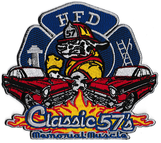 Houston Station 57 Chevy Classic 57's Memorial Muscle Fire Patch