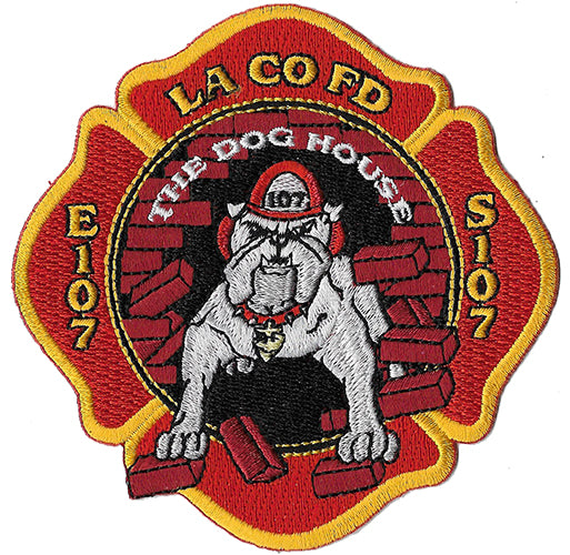 LA County Station 107 The Dog House NEW Fire Patch