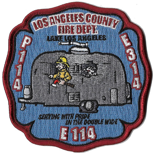 LA County Station 114 Lake Los Angeles Double Wide Fire Patch