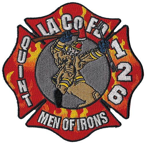 LA County Station 126 Men of Irons Fire Patch