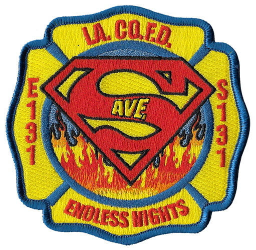 LA County Station 131 Endless Nights Superman Fire  Patch
