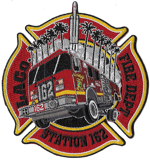 LA County Station 162 New Design Apparatus Fire Patch | Eagle