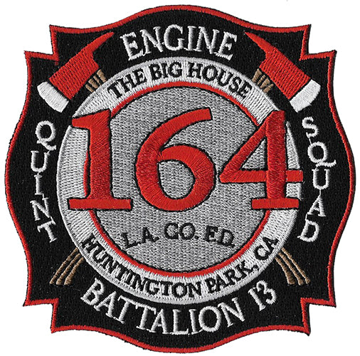 LA County Station 164 NEW DESIGN Huntington Park The Big House Fire Patch