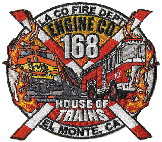 LA County Station 168 House of Trains Fire Patch