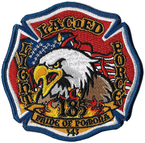 LA County 185 Pride of Pomona Eagle Fire Patch | Eagle Emblems