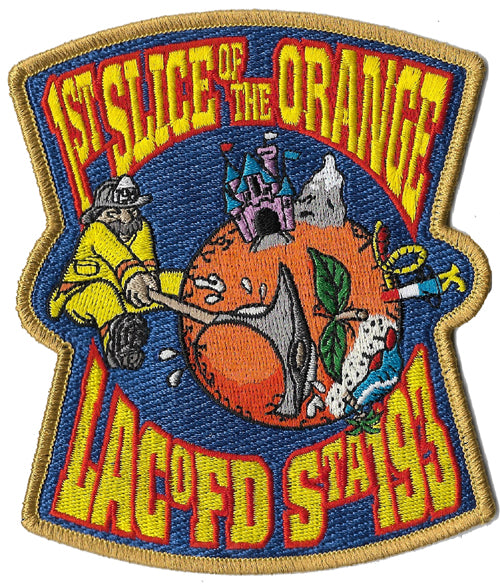 LA County Station 193 1st Slice of Orange Fire Patch