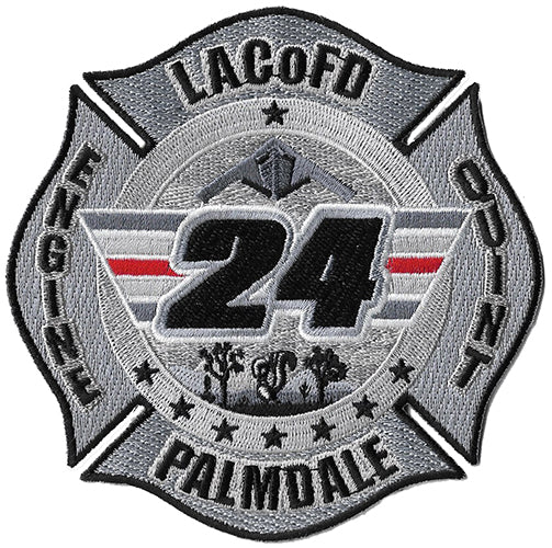 LA County Station 24 Grey Palmdale Squirrel NEW Fire Patch
