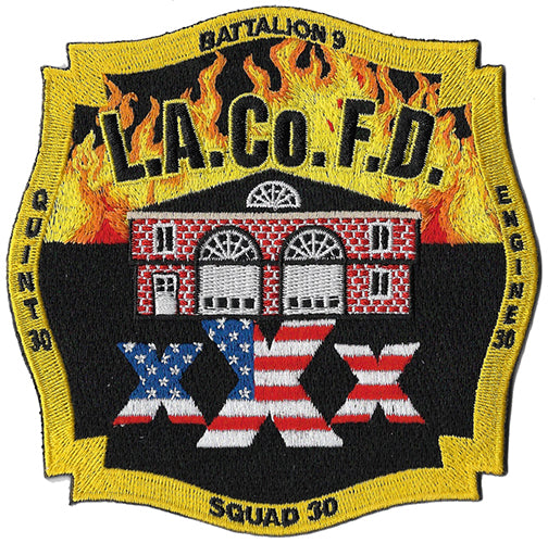 LA County Station 30 Battalion 9 Fire Patch