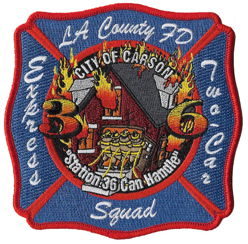 LA County Station 36 City of Carson Fire Patch