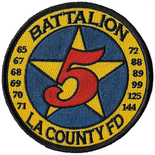 LA County Battalion 5 Fire Patch