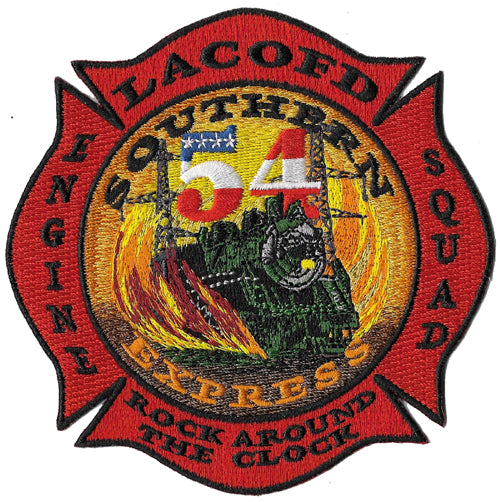 LA County Station 54 Southern Express Train Fire Patch