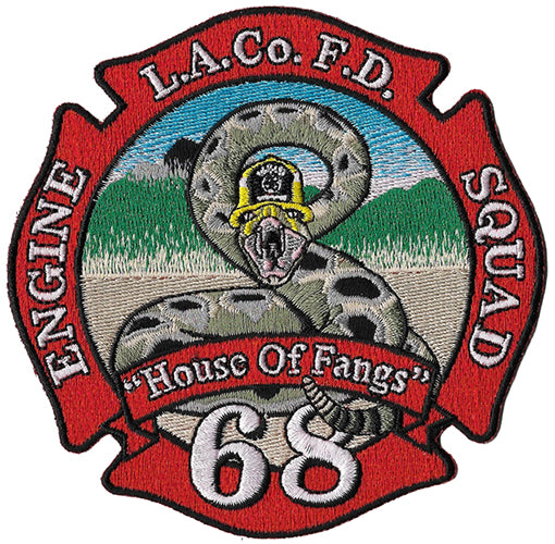 LA County Station 68 House of Fangs Fire Patch