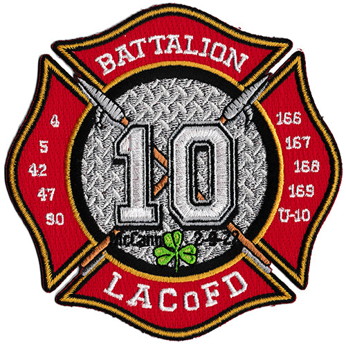 LA County Battalion 10 Fire Patch