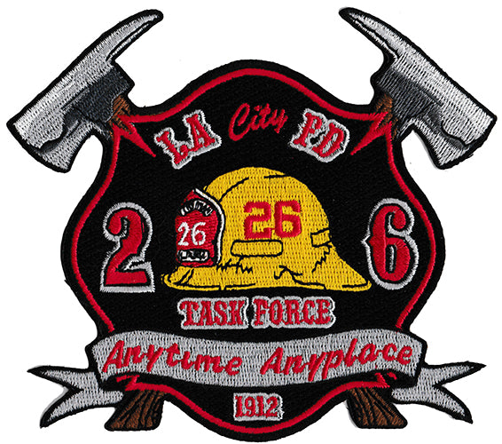 LAFD Station 26 Anytime, Anyplace Est. 1912 Fire Patch
