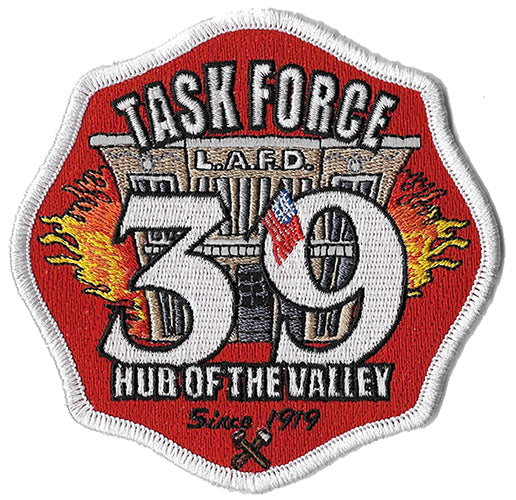 LAFD Task Force 39 Hub of the Valley NEW Design Fire Patch