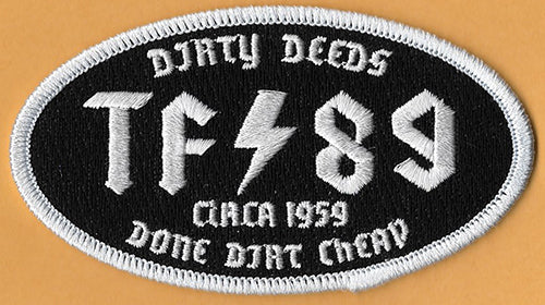 LAFD Task Force 89 Dirty Deeds Done Dirt Cheap Fire Patch