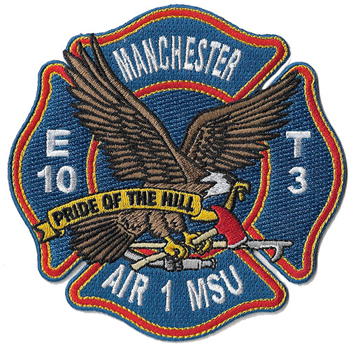 Manchester, NH Engine 10 Truck 3 Eagle Fire Patch