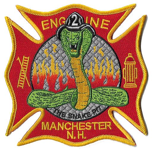 Manchester, NH Engine 2 The Snake Pit Fire Patch
