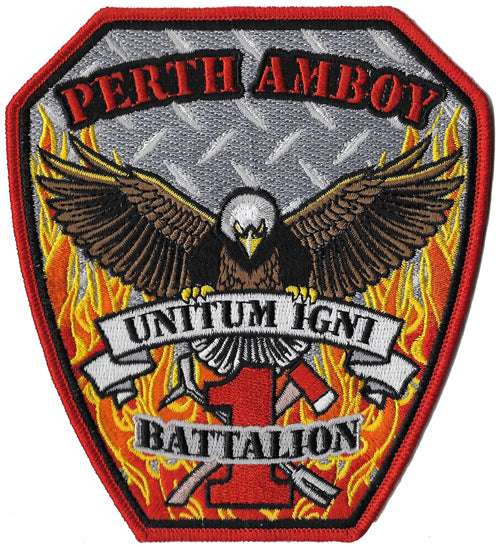 Perth Amboy, NJ Battalion 1 Fire Patch