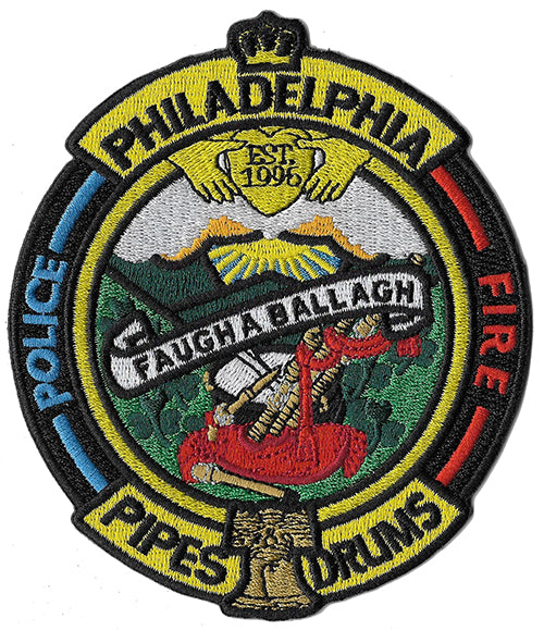 Philadelphia Fire Police Pipes & Drums Patch
