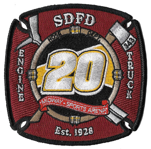San Diego Station 20 Midway Sports Arena Fire Patch
