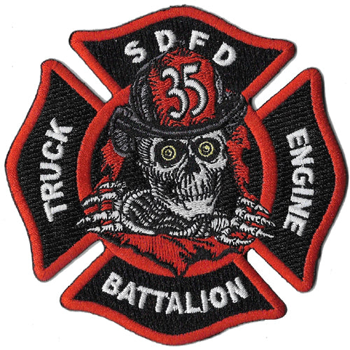 San Diego Truck Engine Battalion 35 Patch