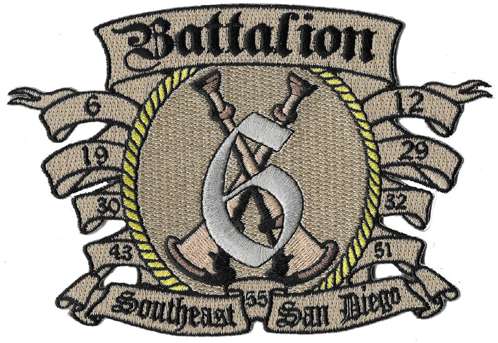 San Diego Battalion 6 Patch